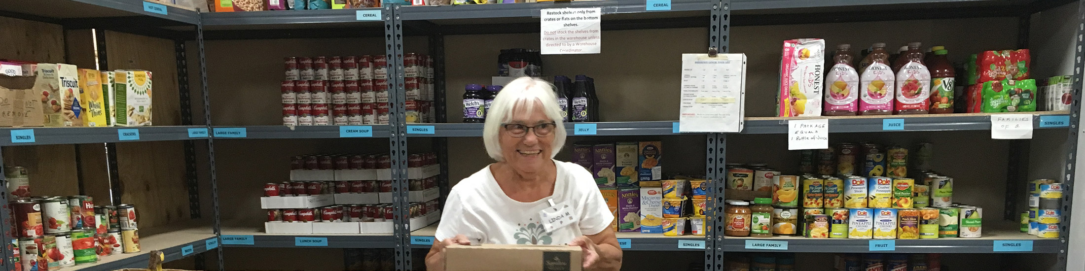 volunteer at foothills food bank